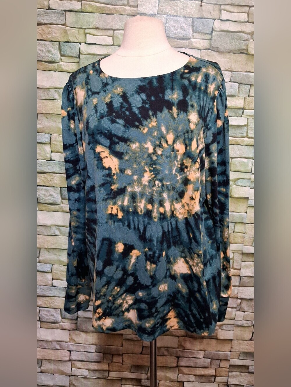 Women's XLT Long Sleeve Tie-Dye Top G by Giuliana G-Knit